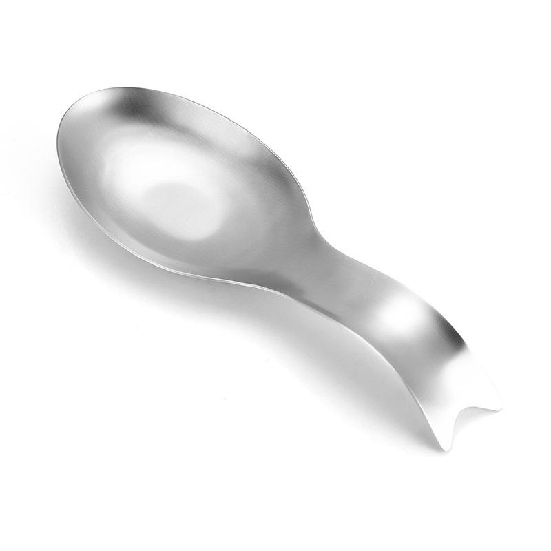 Large Stainless Steel Spoon Holder Heat-Resistant Cooking Spoon Holder Coffee Spoon Holder