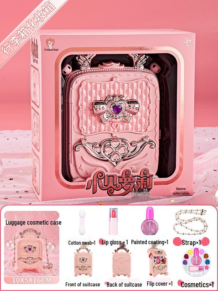 Children's Lipstick Toy Set: Makeup Box for 3-6 Year Old Girls