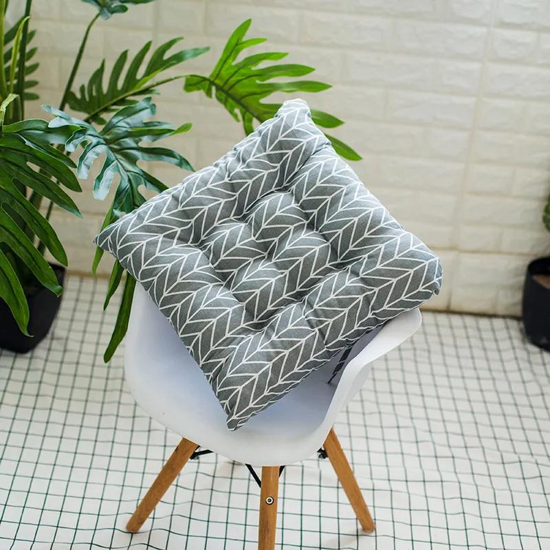 Thickened Cushion Summer Chair Chair Cushion Office Summer Student Classroom Stool Butt Pad Four Seasons Breathable Soft
