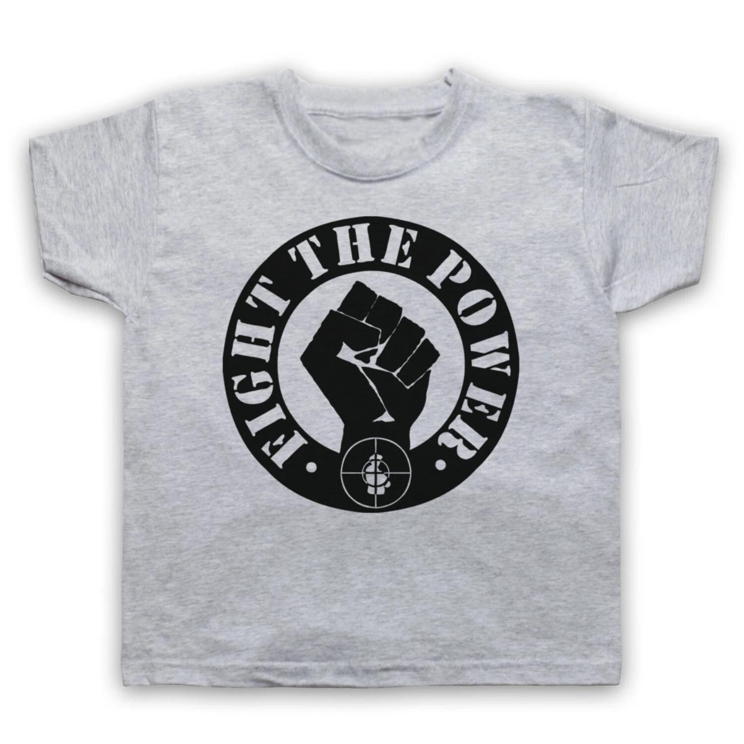 FIGHT THE POWER PUBLIC ENEMY HIP HOP RAP ICON ANTHEM KIDS CHILDS Boys Baby Children T-shirt 120