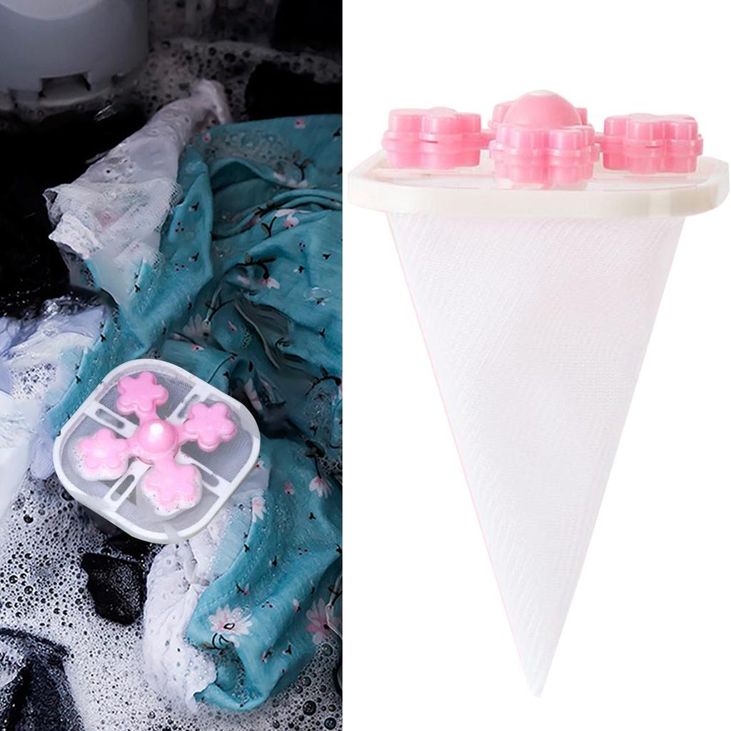 Reusable Washing Machine Hair Catcher Filter Bag Laundry Lint Remover Ball Washer Hair Collector Lint Catcher Laundry Cleaning