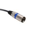 Male To XLR Male Audio XLR Conversion Interface Patch PVC for Audio Microphone Adapter, Cable, Cable, Approx. 1.5M Length, Cable, Cord, 2-Row Wire,