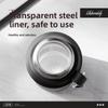 Stainless Steel Insulated Cup Large Capacity Portable Water Cups One Cover Two Use Water Container