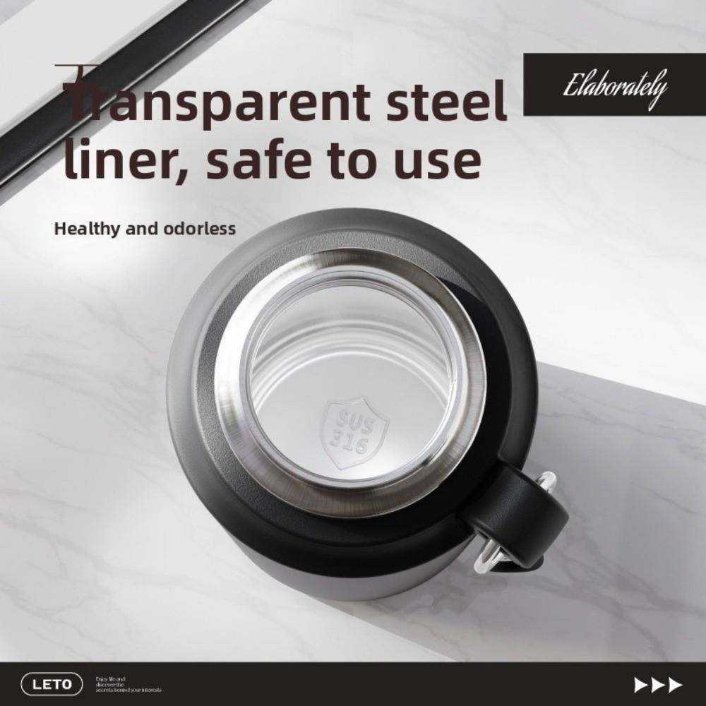 Stainless Steel Insulated Cup Large Capacity Portable Water Cups One Cover Two Use Water Container