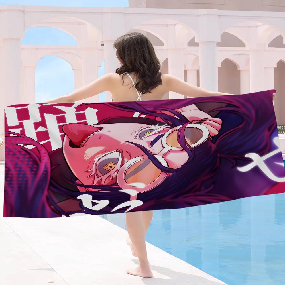 Singer Japaneses Ado Anime Beach Swimming Towel Soft Absorbent Washcloth Children's Gifts For Kids Travel Camping Gym