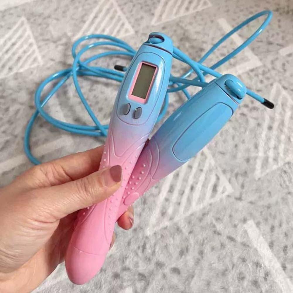 2.8M Length Jump Rope with Counter Non-slip Handle Fitness Jump Rope  Weight Loss
