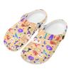 Printed EVA Garden Clogs Women Men Lightweight Breathable Slip On Shoes Beach Pool Bathroom Home Casual Summer Wear