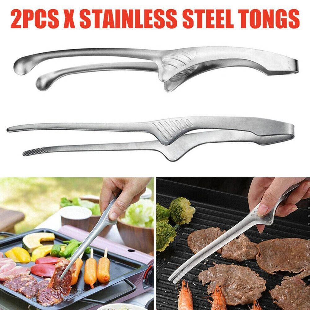 BBQ Grill Tongs Steak Barbecue Clip New Food Clip