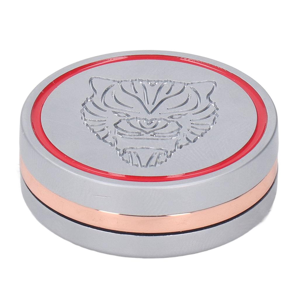 Push Coin Slider 3 Layers Round Shape Stress Relief Crisp Sound Rotation Magnetic Fingertip Slider