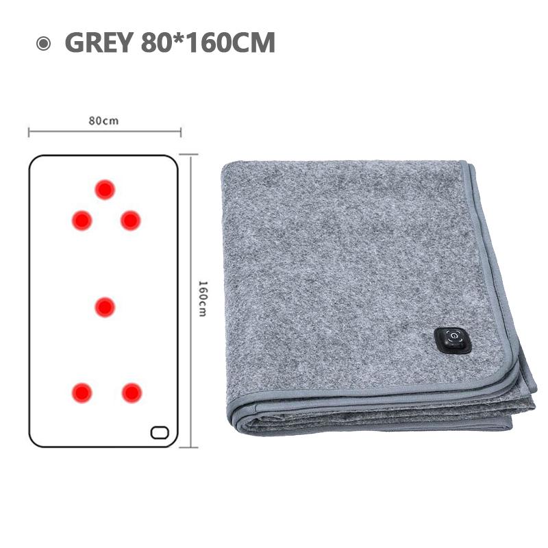 5V Usb Electric Blankets Mat Winter Body Warmer Mattress Thermostat Heating Insulatio Heated Camping Sleep Bag Outdoor Supplies