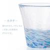 Aderia Glassware Six Colors Snow Gift Made In Tohoku Mutsu Nature Motif Blown Traditional Glass Art Birthday Wedding Couple Gift (ADERIA) [Tsugaru