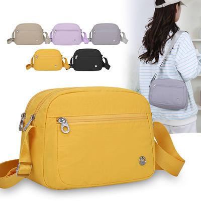 Lightweight Nylon Bag Women's Crossbody Small Square Bag Large Capacity Shoulder Bag