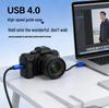 USB4 40G High-Speed Dual-Head Type-C Cable, 240W Compatible for Computers and Mobile Phones