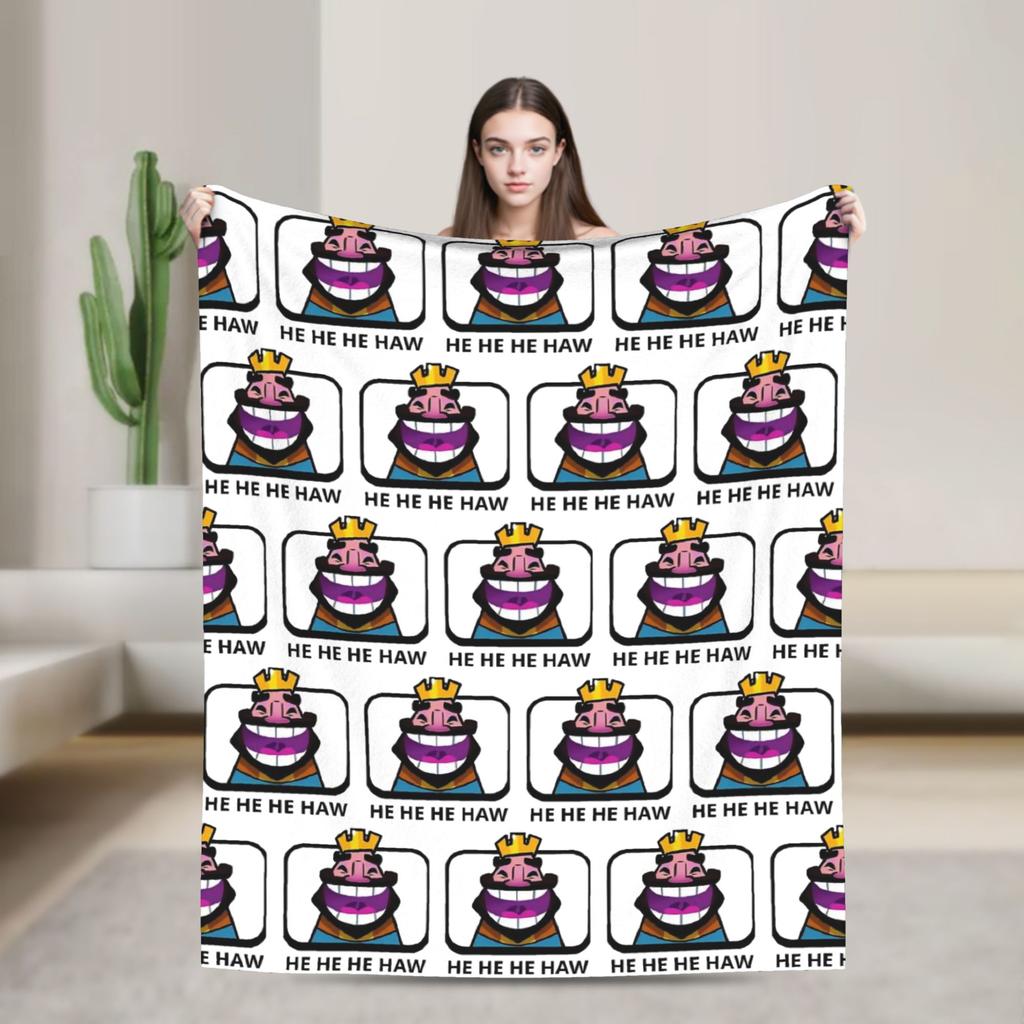 Clashes Royaleds Game Blankets  Fuzzy Funny Warm Throw Blanket for Bedspread Decoration