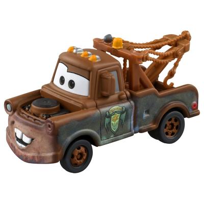 TAKARA TOMY "Disney Cars Tomica C-18 Mater (Hunter Type)" Miniature Car/Airplane Toy for Ages 3 and Up, Meets Toy Safety Standards, ST Mark Certified