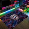 Diseño del Bayern de Múnich Alfombra de Terciopelo de Cristal Acogedora No?Alfombra Estampada Antideslizante Para Dormitorio Sala de Estar Entrada