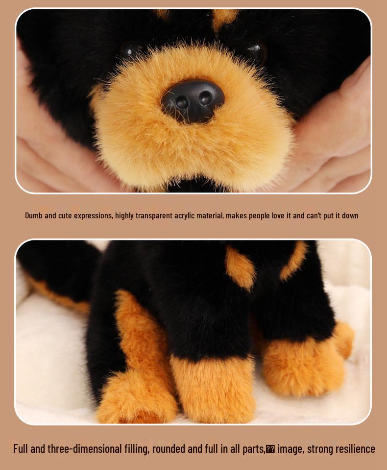 Cute Tibetan Mastiff Plush Dog Doll - Children's Companion, Ornament, and Photo Prop