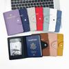 Women Men Fashion Business Passport Covers Holder Multi-Function ID Bank Card PU Leather Wallet Case Travel Accessories
