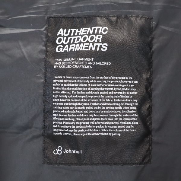 unused Johnbull Denier Nylon Loom Down vest M Red PERMAWARM Men's Used