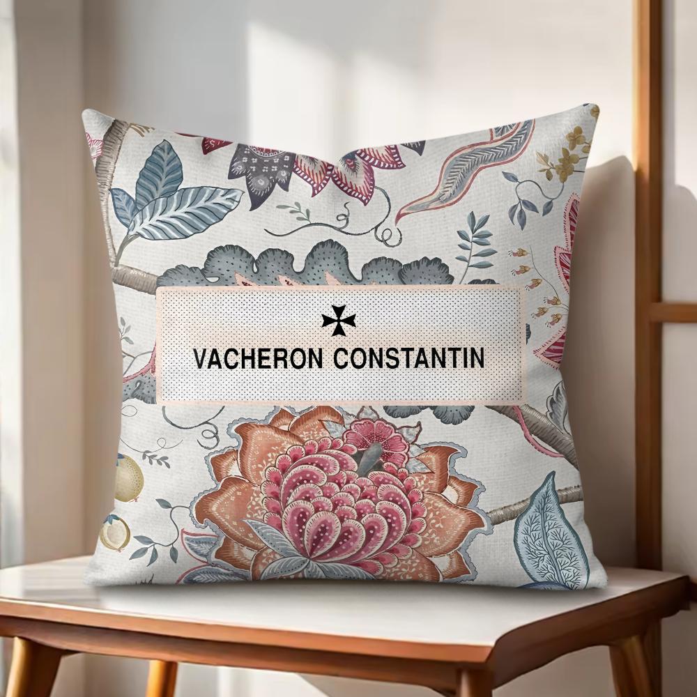 

Fashion VVacherons CConstantin Cushion Cover Natural Linen Organic Fabric DoubleSided Printing Couch Pillow Covers Home Decor 30x30cm