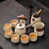 Ru Kiln Ceramic Kung Fu Tea Set with Travel Bag