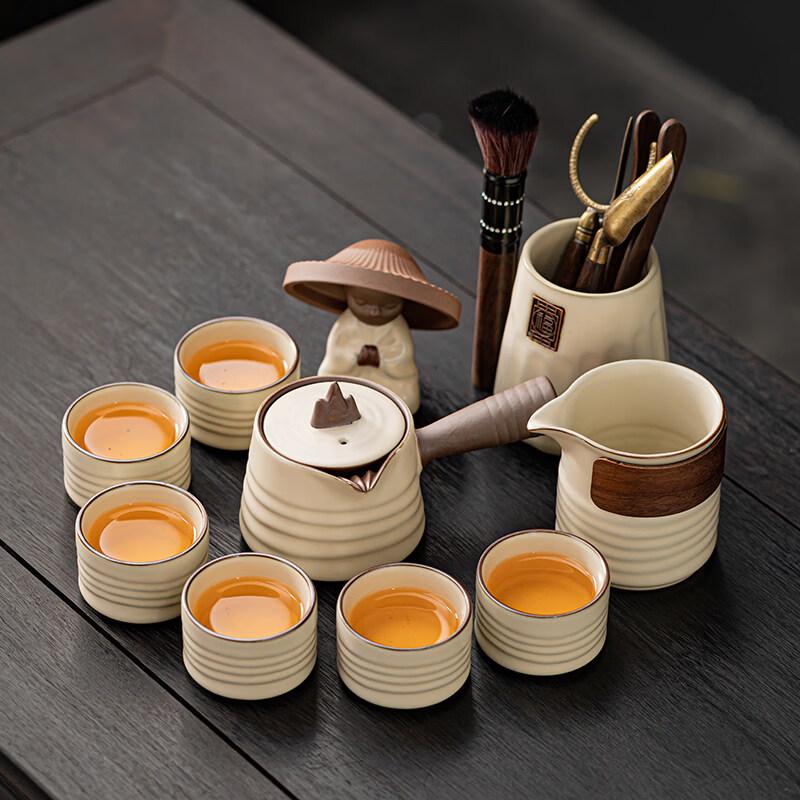 ZISIZ Ru Kiln Ceramic Kung Fu Tea Set