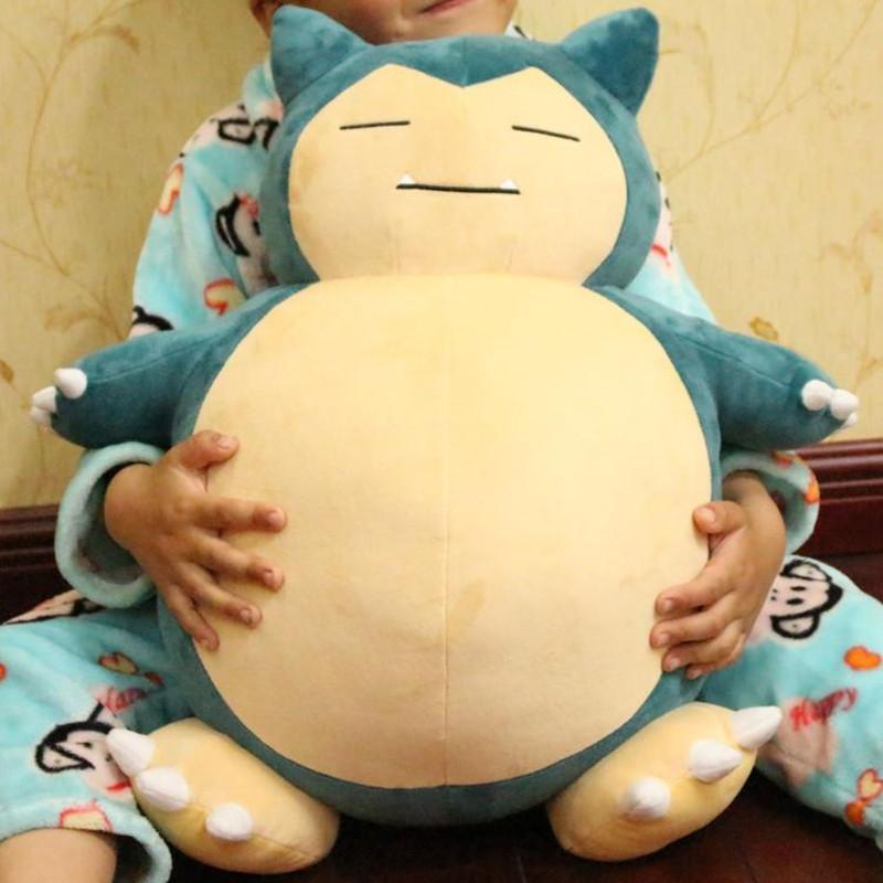 Big Jumbo Snorlax Plushie 12" Kabigon Pillow Cushion Plush Doll Gift Toy