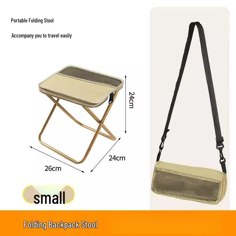 Kids' Portable Folding Stool & Pencil Case for Camping, Fishing, and Travel