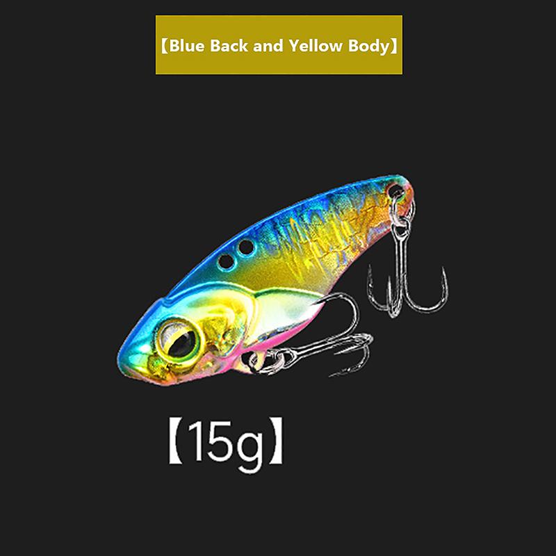 1Pcs 3.5-15G Metal Spinner Fishing Bait Vib Spoon Fishing Lure Crankbait Bass Artificial Hard Baits Cicada Vib Fishing Tackle