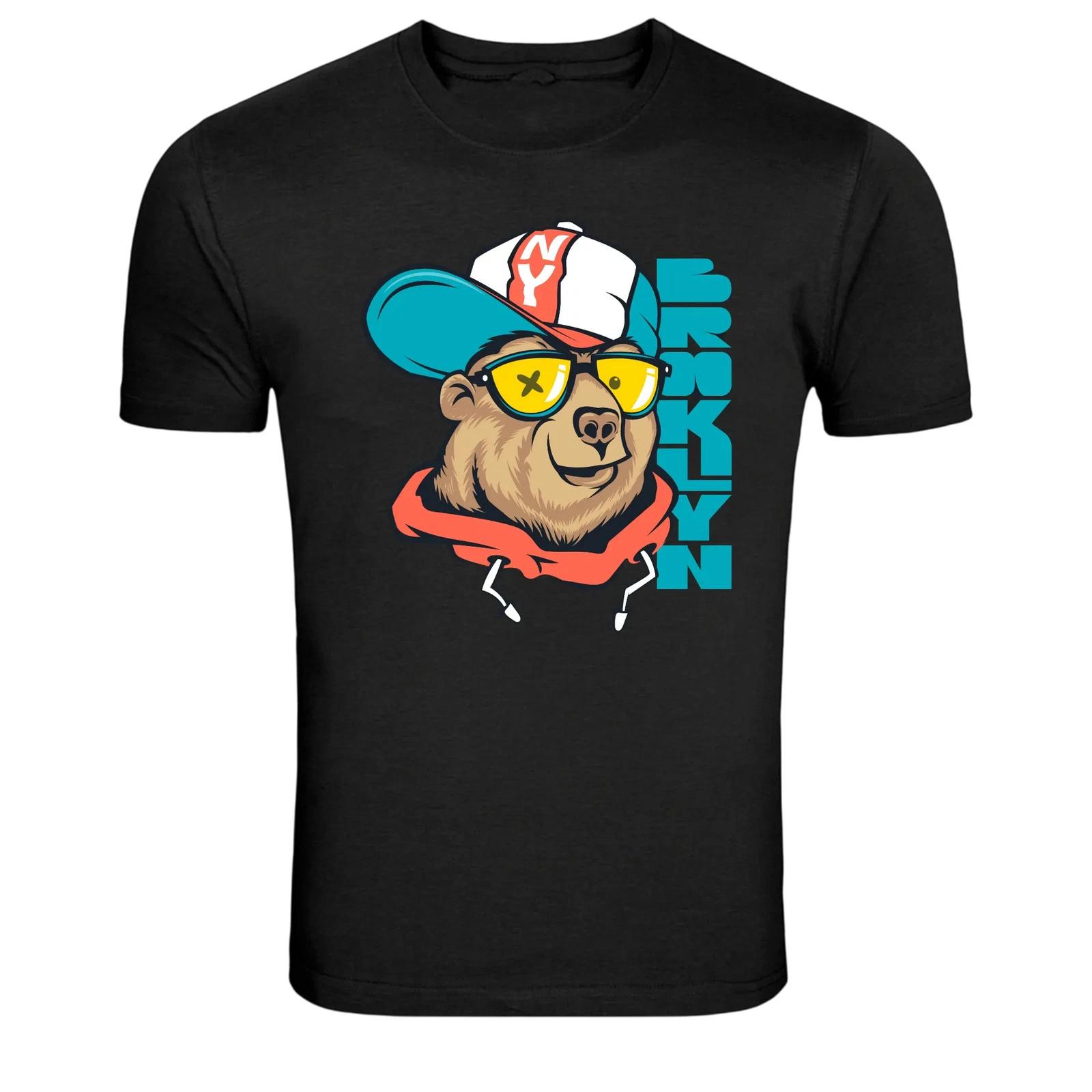 Cool Monkey Graphic T-Shirt Streetwear Ape With Cap Sunglasses Tee XL