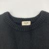 Celine 2A172384D Eddie Black Cashmere 100 Crew Neck Knit Sweater Tops S blackUsed