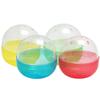 A-Muse 65mm Empty Capsules for Gachapon and Capsule Toy Vending Machines - Made In Japan - 4-Color Assortment (Red, Blue, Yellow, Green) - 50 Pieces