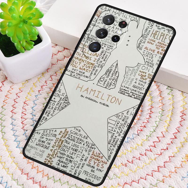 Hamilton Musical Lyrics soft Silicone Phone Case For Samsung Galaxy note 10 pro S26 S25 S24 S23 S22 S21 Plus S25Ultra Capa Cover