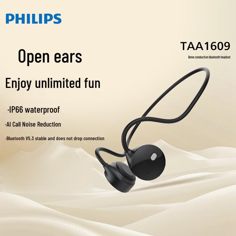 Philips TAA1609 Open-Ear Bone Conduction Sport Headphones