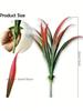 1 pack of 4pcs anti-ultraviolet artificial tall grass plant spider plant bouquet home decoration floral supplies