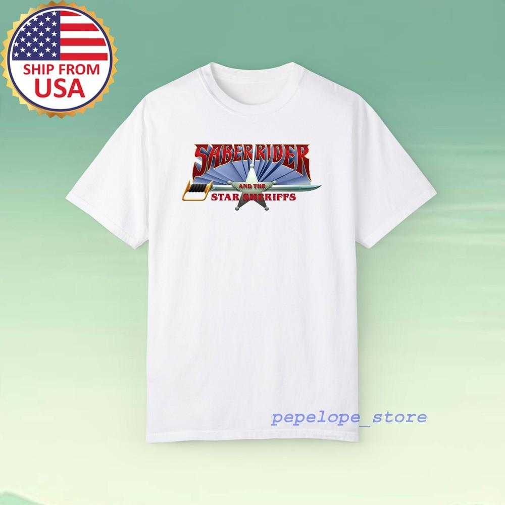 Saber Rider and The Star Sheriffs Mens White Size S-4XL