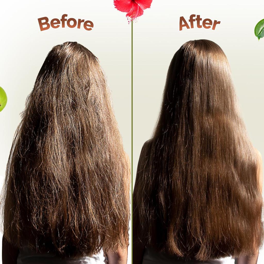 Mamaearth Kerala Thaali Shampoo For Long Thick Hair With 12 Herbs Hibiscus Amla Shikakai Flaxseed 250ml Gentle Clean Nourish Shine