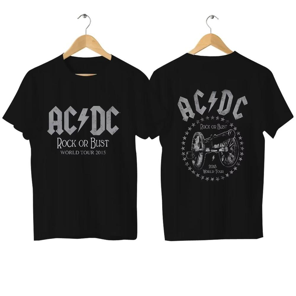 

2025 AC PWRDUP Live DC Print Tshirt Graphic Brand T Shirts Women Male Hip Hop Fashion Oversized T-shirts Summer Tops S чёрный