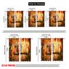 2pcs,2D Plane Printing Window Curtain Squirrel In Autumn Versatile Fabric (without Rod) All Seasons Use for Living Room & Office