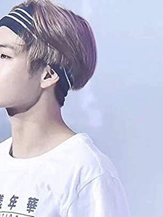 Tete V Hair Band with Line Tete Wearing Motif Black and White Set of 2 Men's Women's Stretchy Kids Dance K-POP Simple Popular Design Hair Accessory