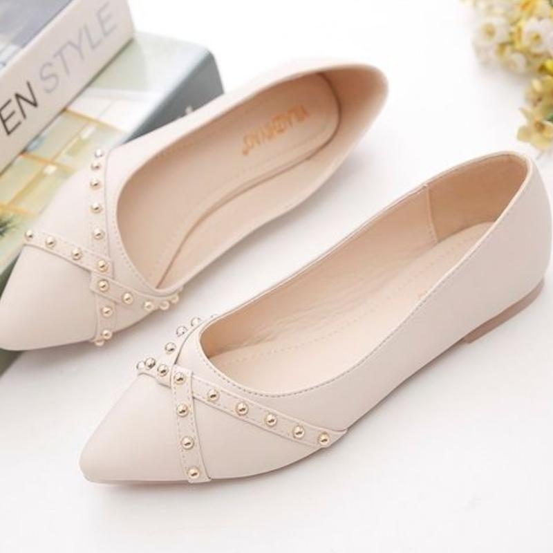 Pointed Toe Office Slip-on Shoes for Women High Quality Wholesale Young Fashion 2025 Summer Cheap Liquidation Casual Woman Flats