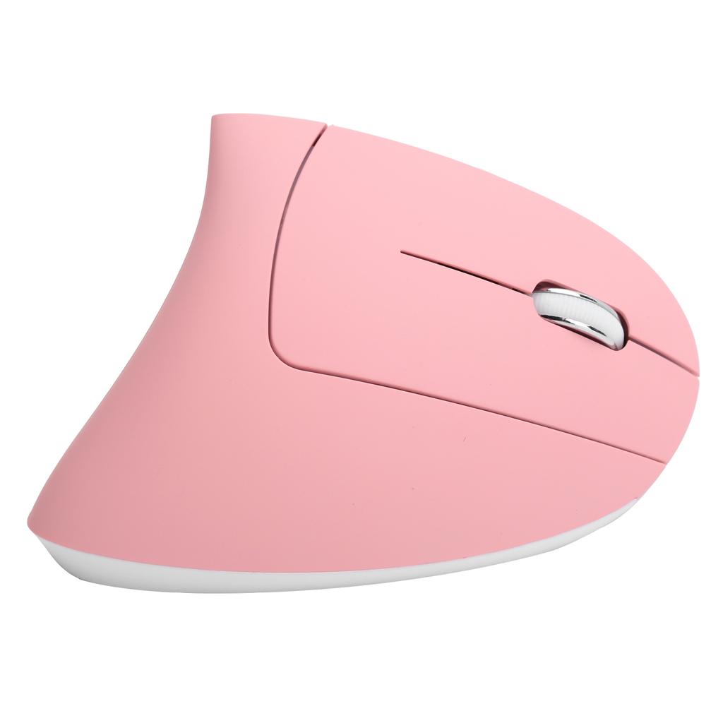 Vertical Mouse USB Wireless Office Gaming Rechargeable Computer Accessories H1 2.4GPink
