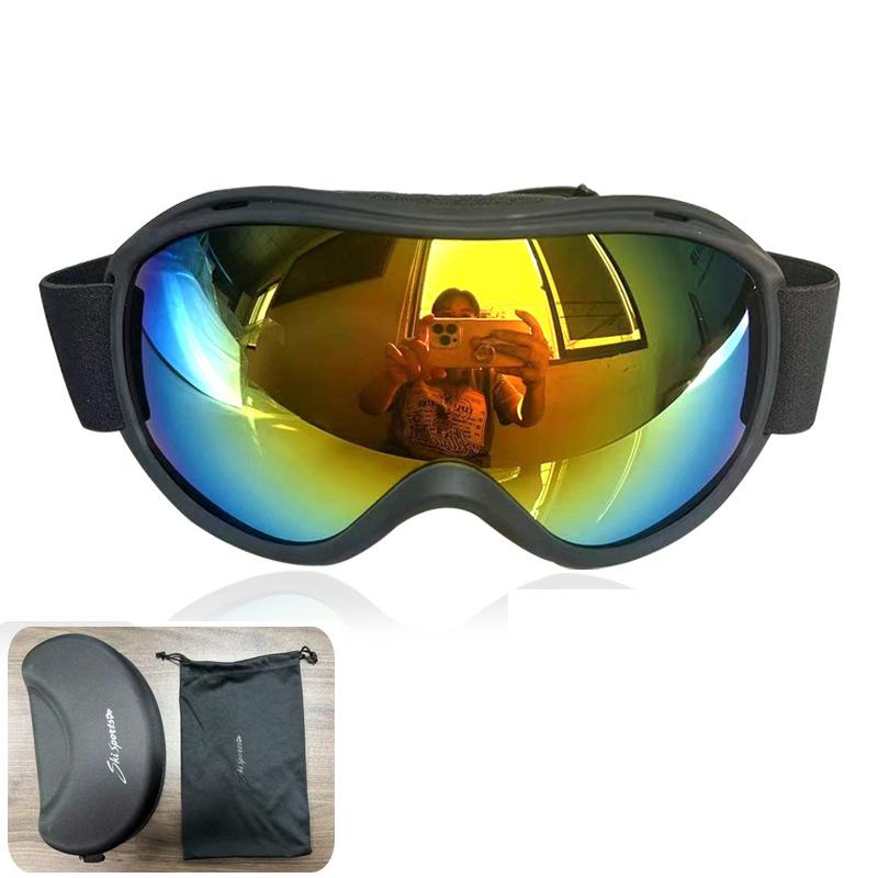 YEZIXIN Spherical Anti-Fog Ski Goggles UV400 HD Protection Snowboard Snowmobile Outdoor Sports Glasses for Men Women Teens