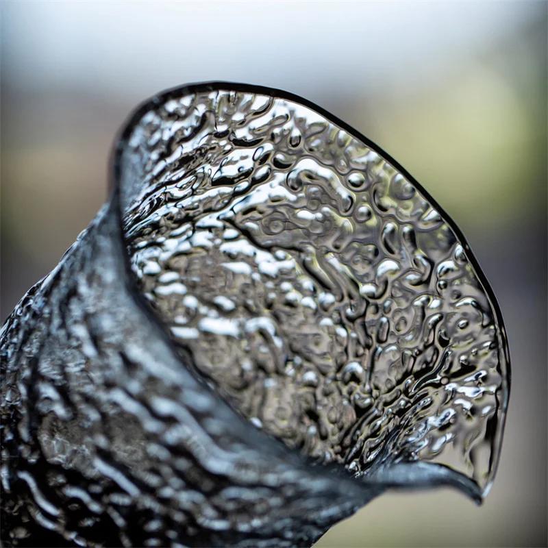 Japanese Style Propitious Cloud Texture Glass Fair Cup Heat Resistant Tea Pitcher Tea Divider Kung Fu Tea Set Teaware Accessorie