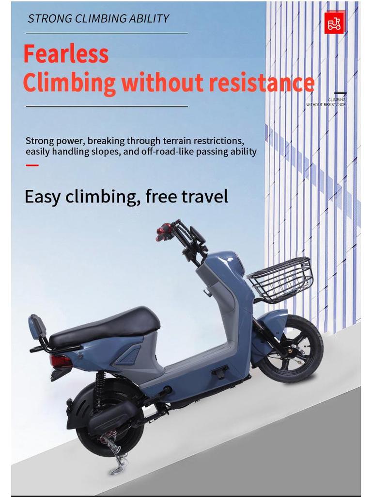 Women's Commuter Electric Bicycle with Large Capacity Battery
