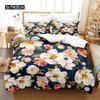 Bright Flowers Bedding Set Duvet Cover Set 3d Bedding Digital Printing Bed Linen Queen Size Bedding Set Fashion Design