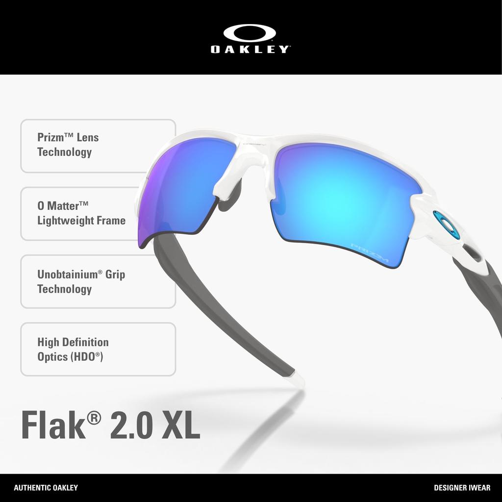 Sonnenbrille 0OO9188 FLAK POLISHED WHITE Japan 59 XL 918894 [Oakley] (GRATIS Größe) 2.0