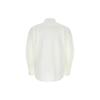 STONE ISLAND Button-Down Collar Letter Print Long Sleeve Shirt Men Shirts White 801511701-V0001