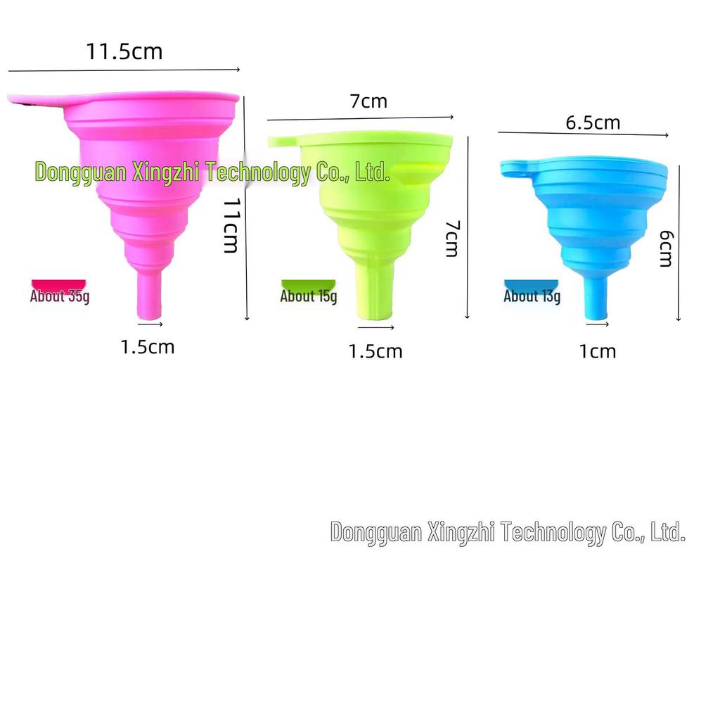 Food Grade Silicone Funnel - Heat Resistant Liquid Dispenser for Home Use