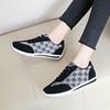Women Thick Soled Cross Round Head Thin Fashion Shoes Women Comfortable  Breathable Casual Wear-Resistant Shoes  De Mujer